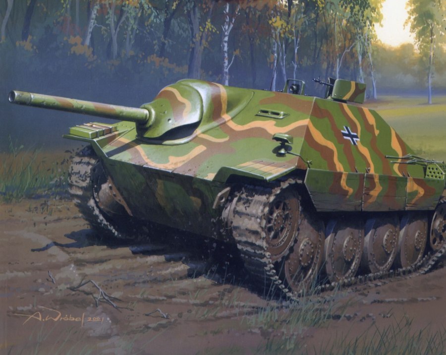 Hetzer самоходная Артиллерийская