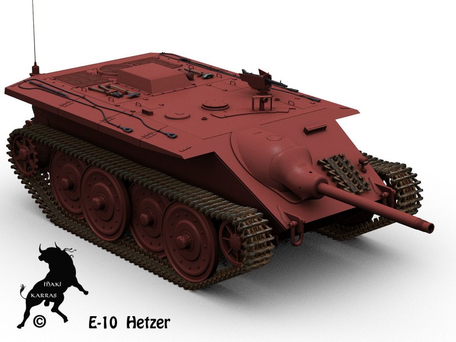 Hetzer броня