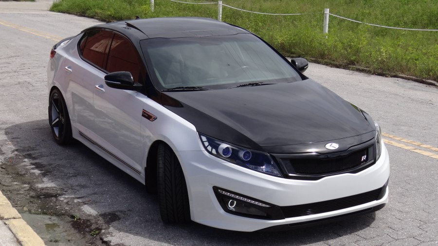 Kia Optima 2012 White Tuning