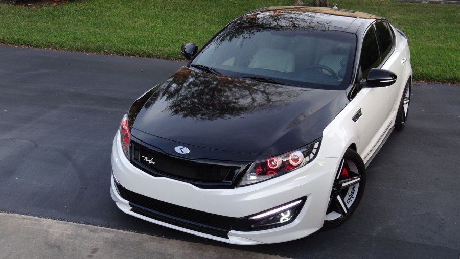 Kia Optima 2012 White Tuning