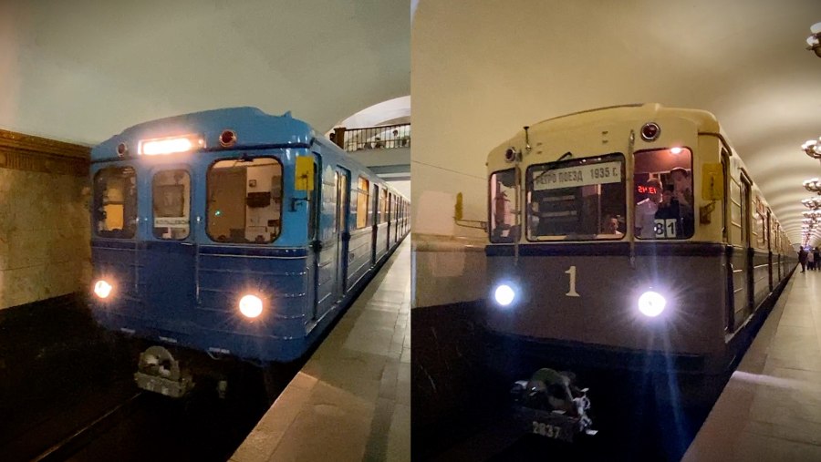 Поезд метро еж3
