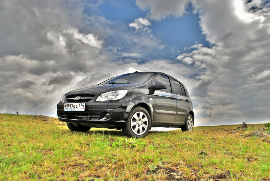 Hyundai Getz 2011 цвет черный