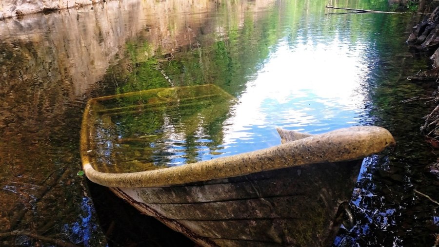 Прозрачная вода в реке