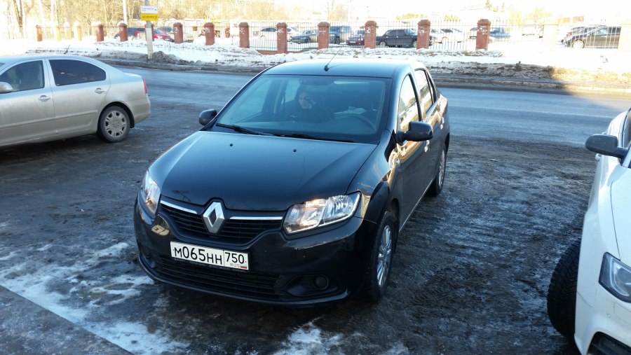 Renault Scenic черный