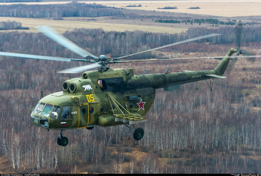 Пограничный вертолет ми-8