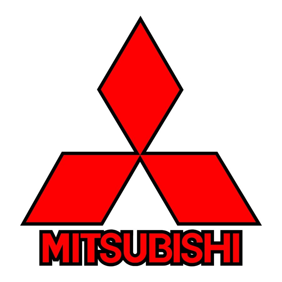 Знак Митсубиси l200 вектор