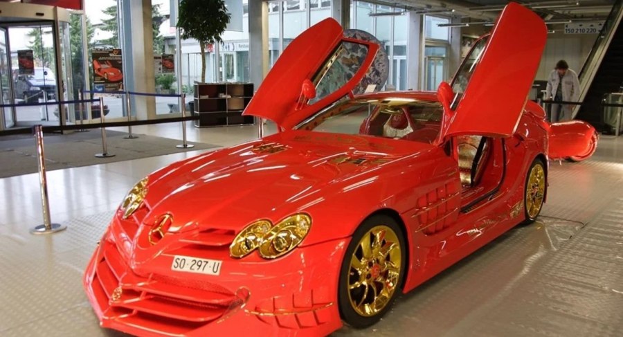 Mercedes-Benz SLR MCLAREN 999 Red Gold Dream Ueli Anliker 2011