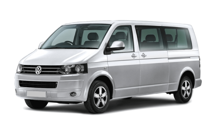 Автобус Volkswagen 2020 года зеленого цвета