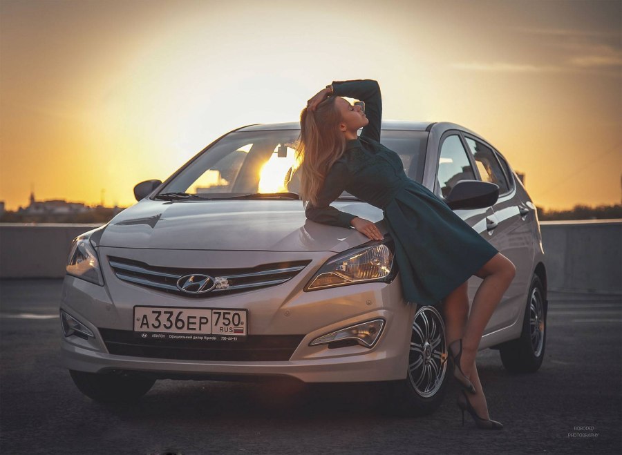 Hyundai Solaris и девушки drive2