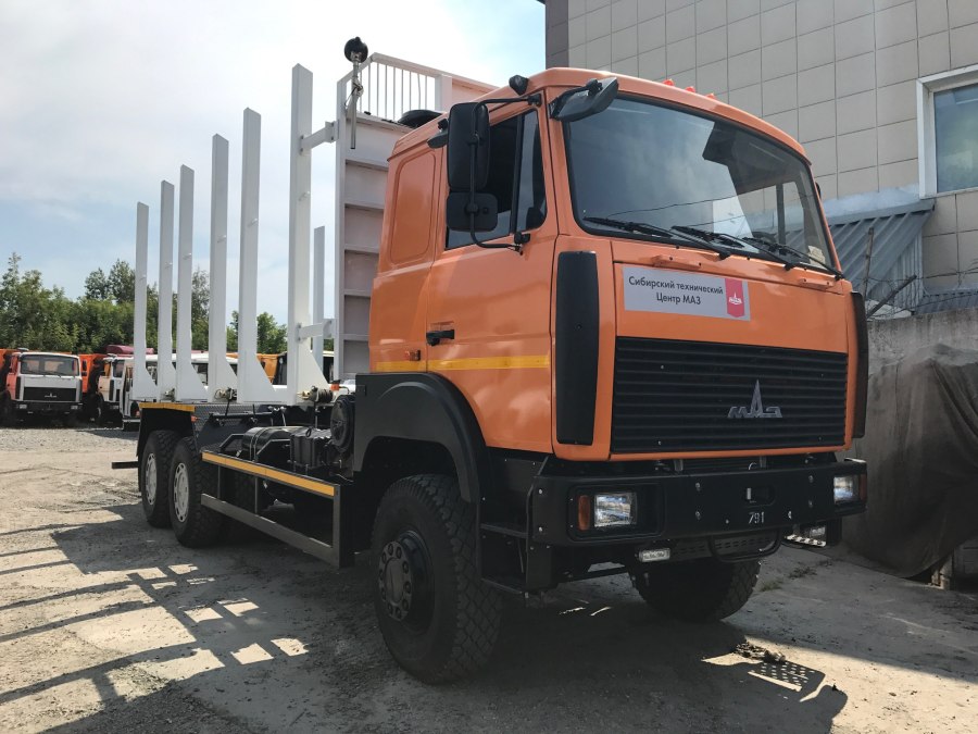 МАЗ 6317 кран