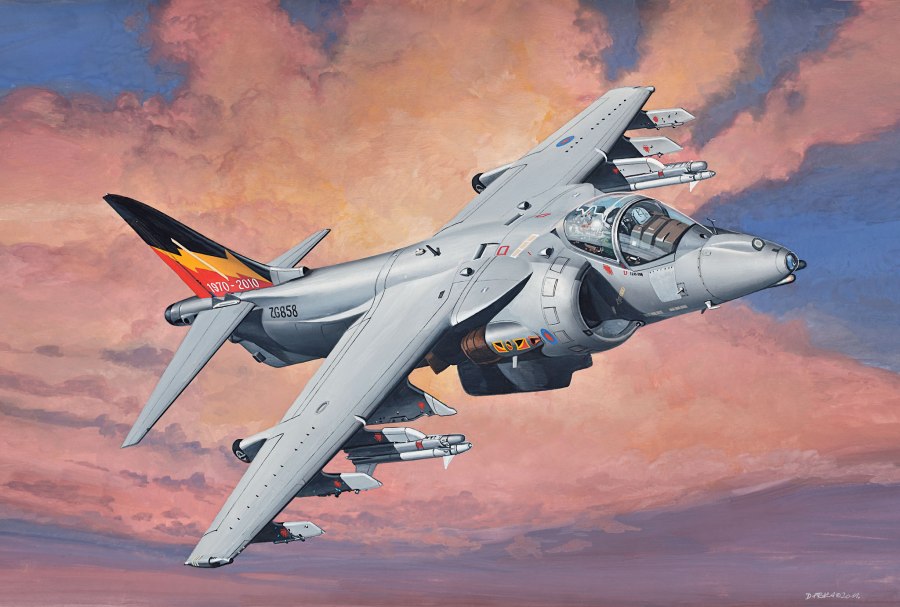 Сборная модель Revell Bae Harrier gr.9 Easykit (06645) 1:100