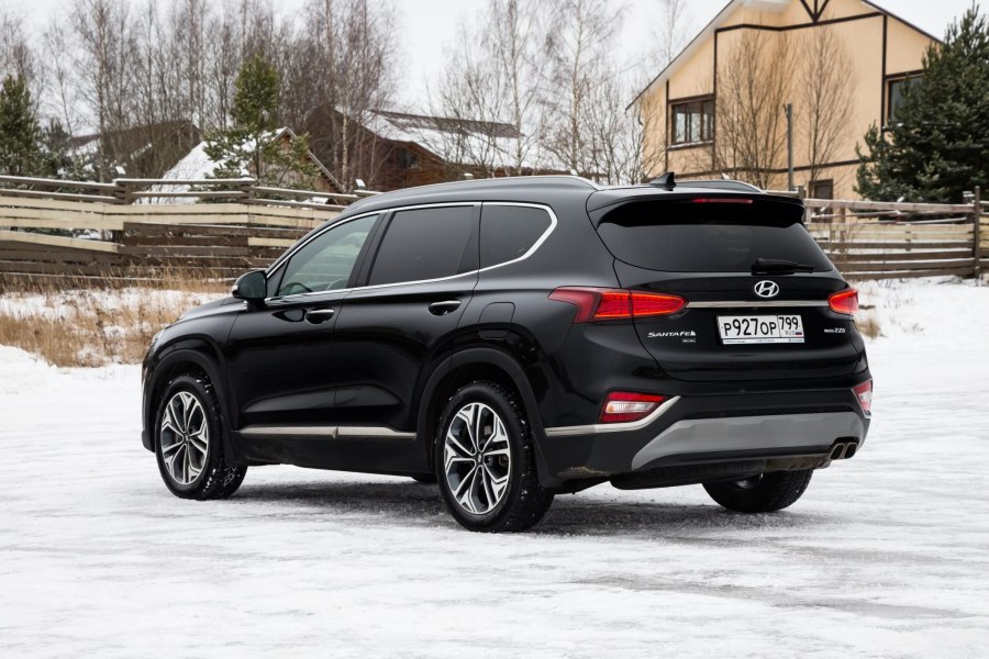 Hyundai Santa Fe 2021 черный