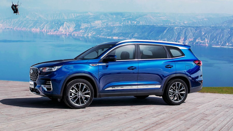 Черри Тиго 8 про синяя