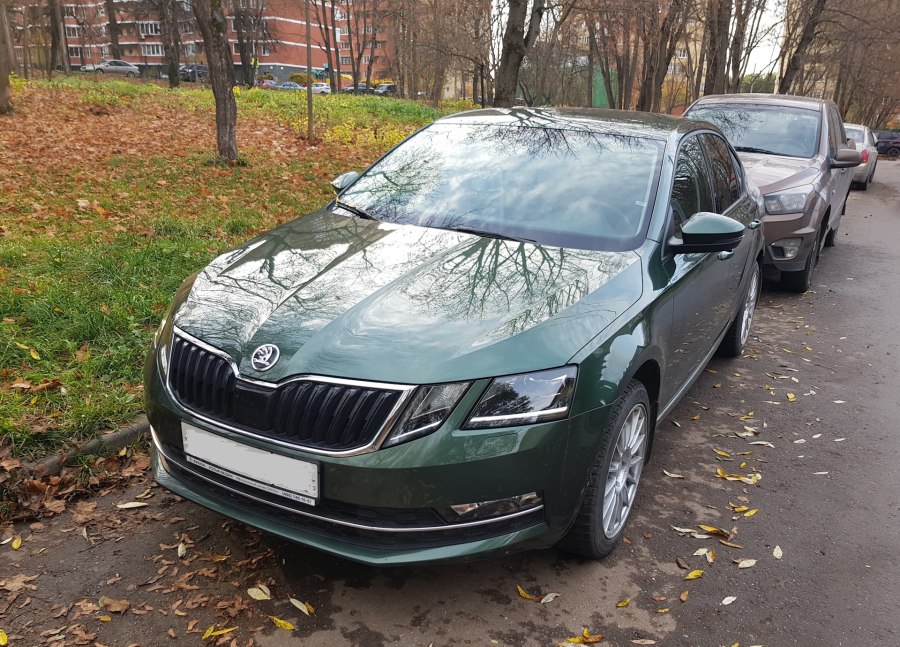 Skoda Octavia Emerald Green