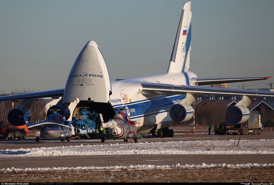 АН 124 Руслан военный самолет