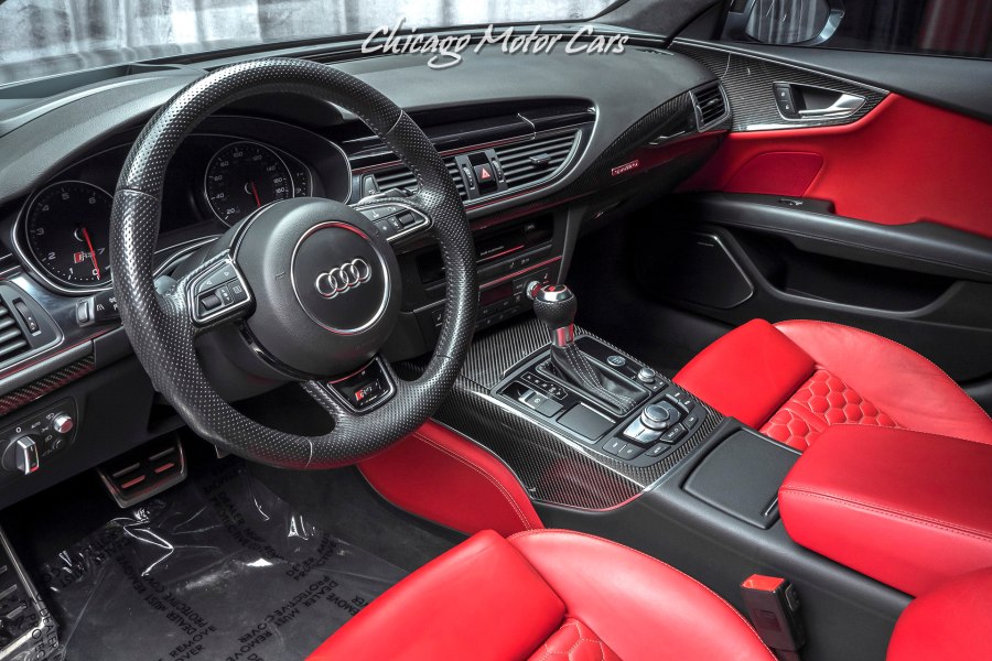 Audi rs7 черная салон