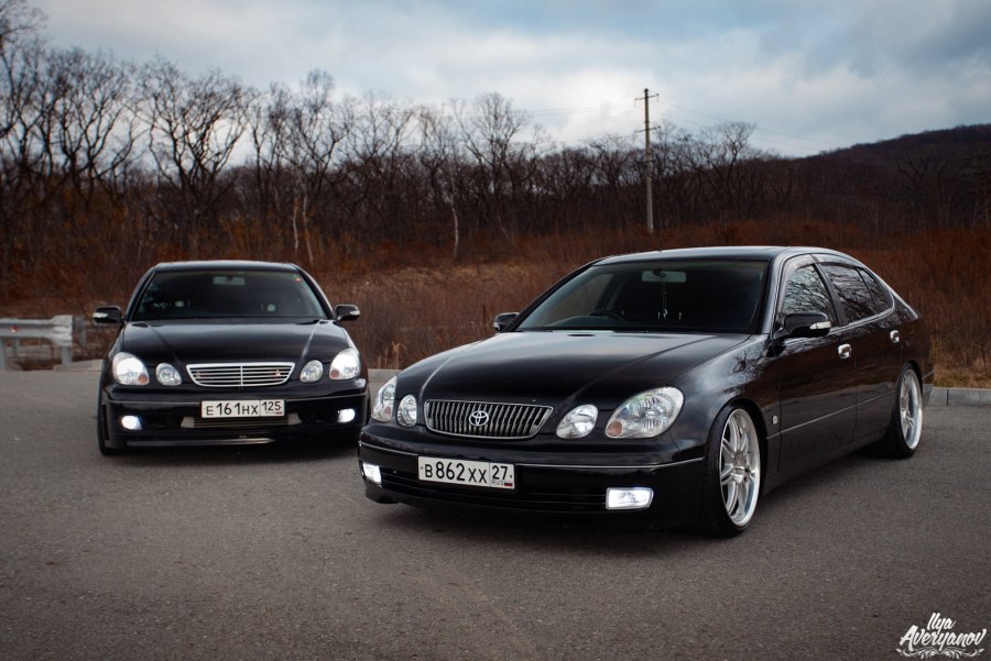 Toyota Aristo s160 чёрная