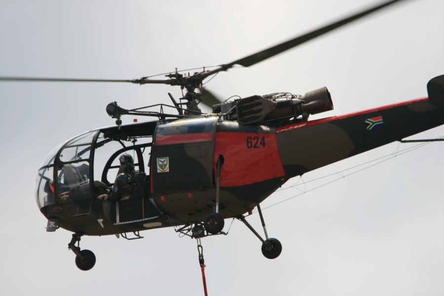 Aerospatiale sa-319b Alouette III кабина