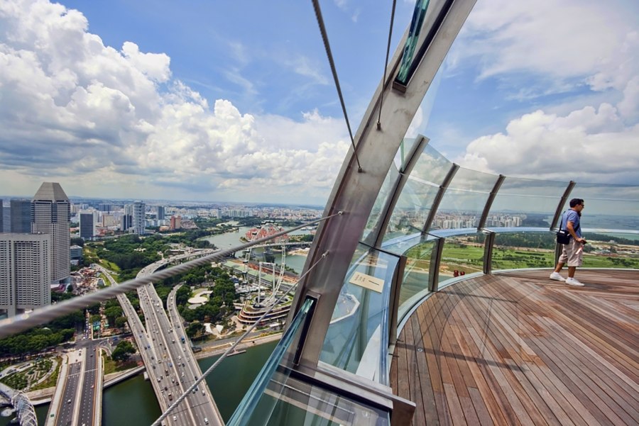 Смотровая площадка Sands Skypark Сингапур