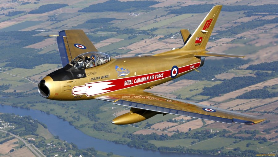North American f-86 Sabre Форсаж