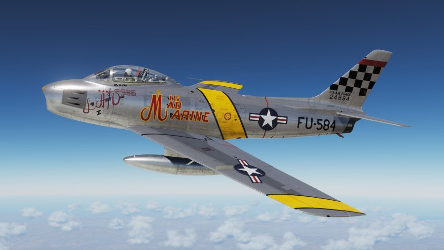 Сейбр самолет f-86