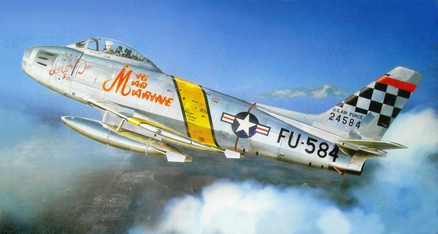 F86 самолет