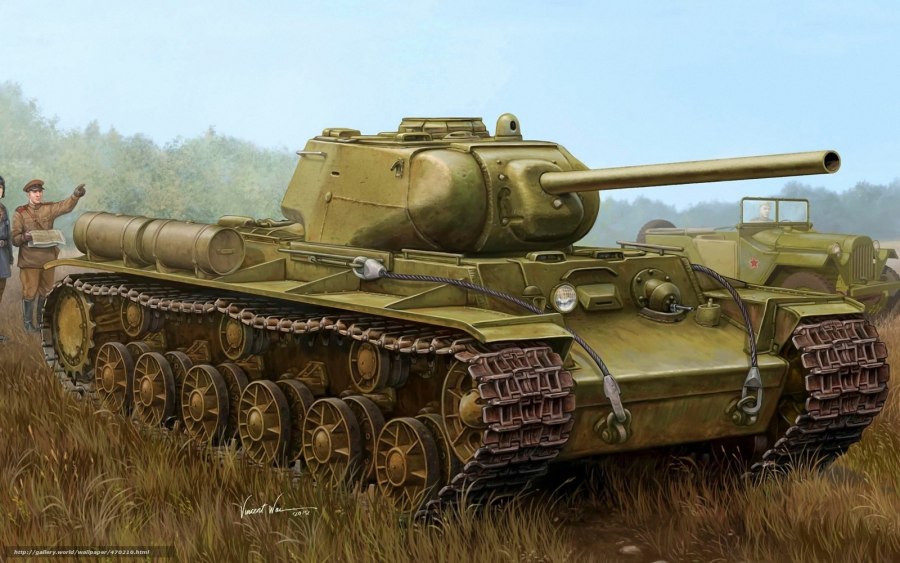 Тяжелый танк кв-1с