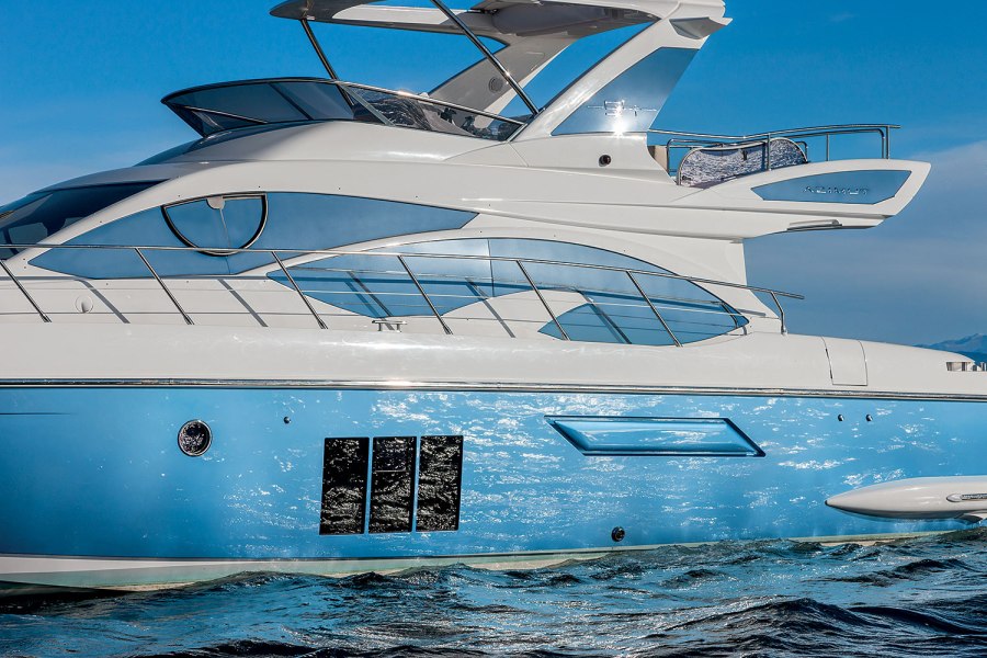 Azimut 54 камеры по бортам