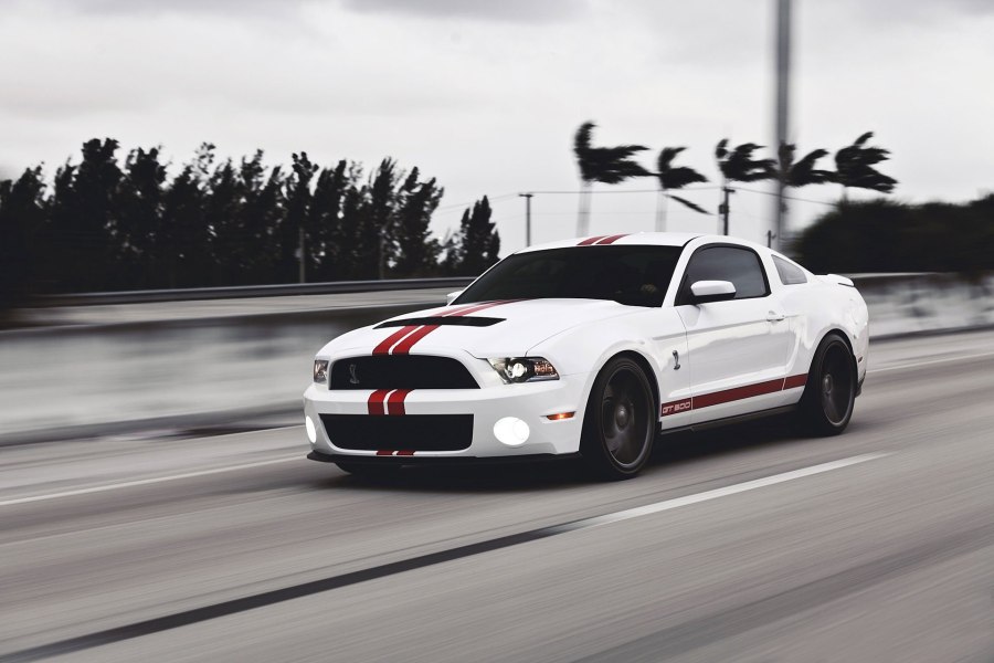Ford Mustang Shelby gt500 White