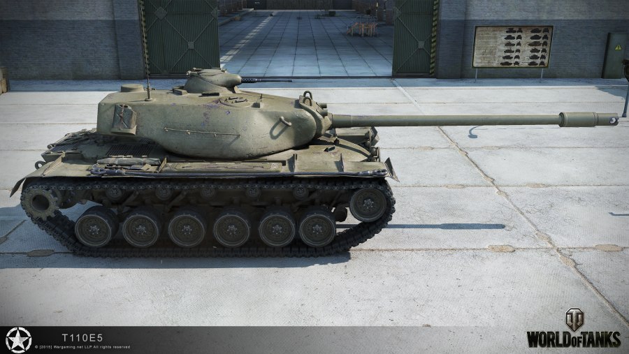 Т110е5 блиц