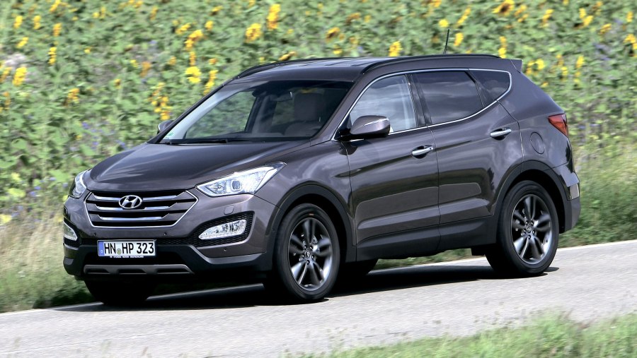 Пороги на на Hyundai Santa Fe Premium (DM) 2015-2018