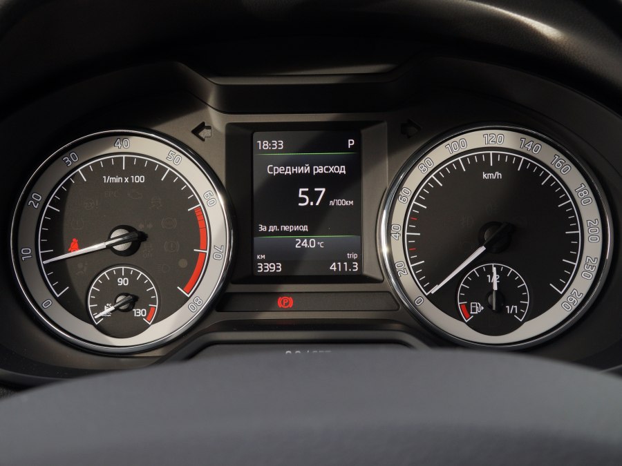 Skoda Octavia a7 приборка