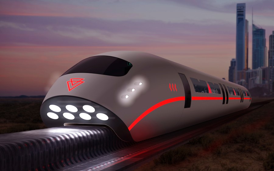 Hyperloop поезда Дубай