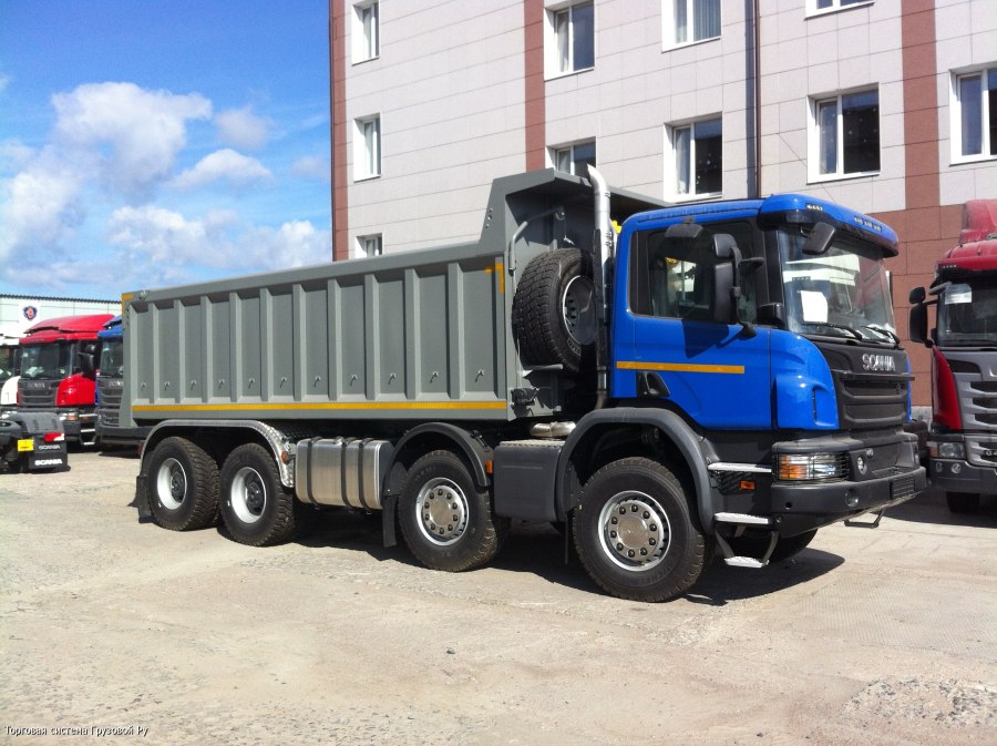 Самосвал Scania p440 8x4