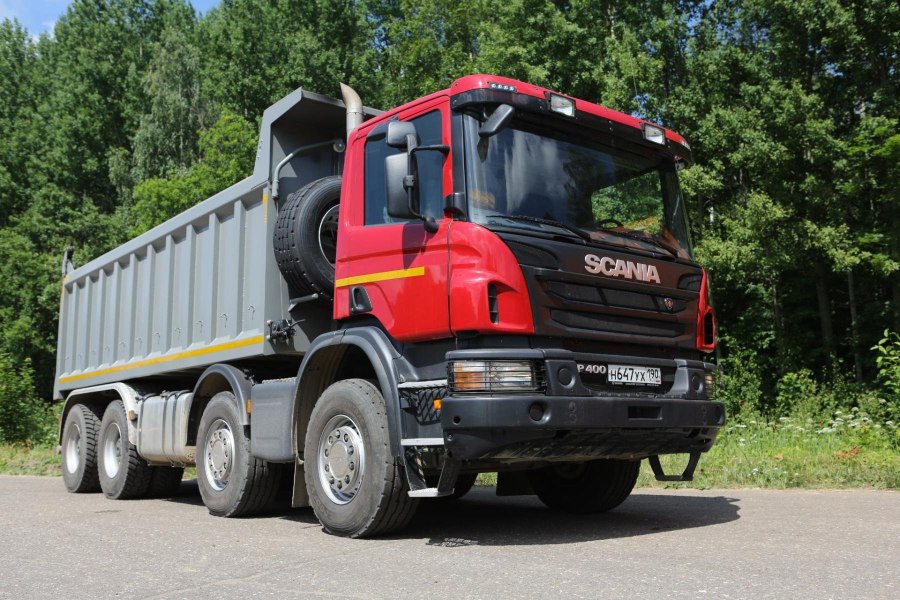 Самосвалы Scania p400 6x4