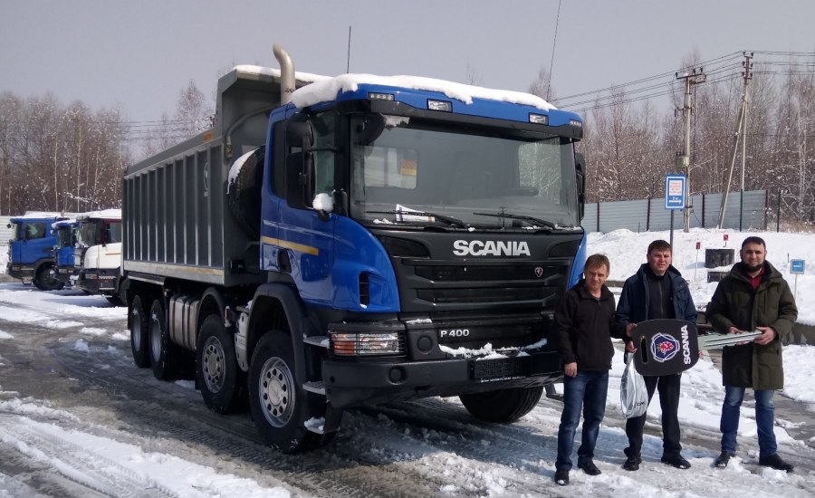 Скания самосвал 8х4 новый