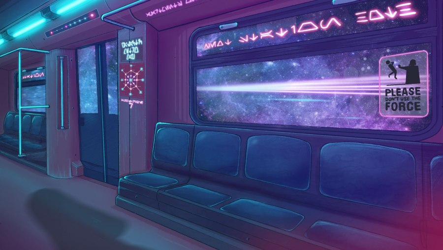 Cyberpunk 2077 метро