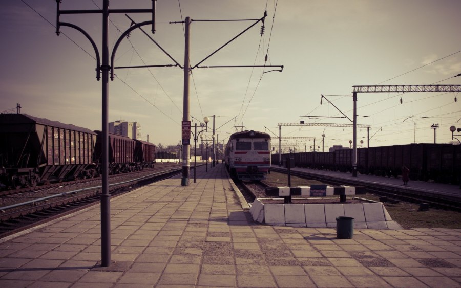 Перрон вокзала