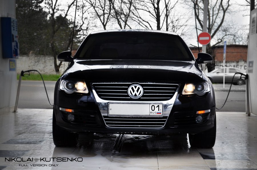 Volkswagen Passat b6 ночью