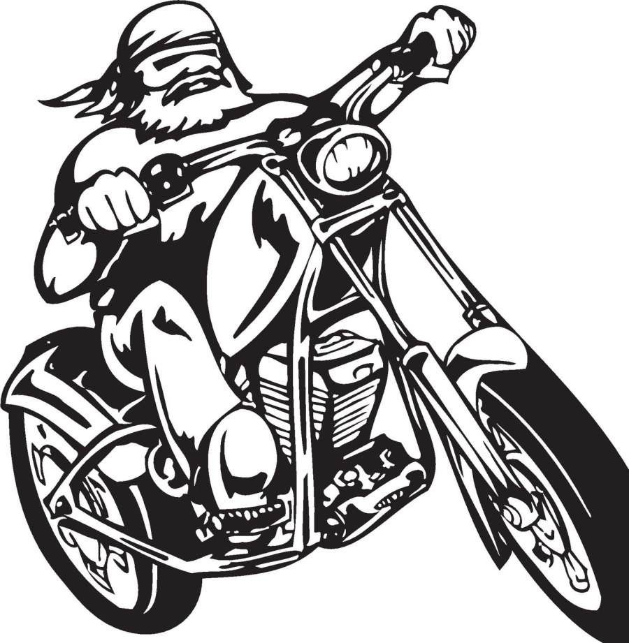 Harley Davidson мотоцикл вектор