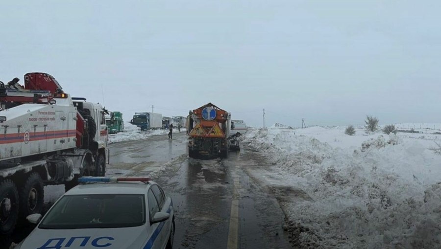 Ночные пробки в Москве