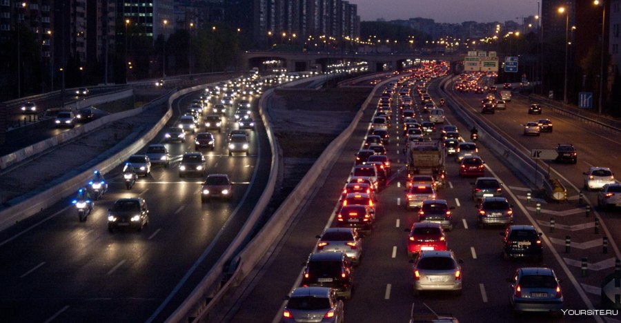 Москва снегопад пробки