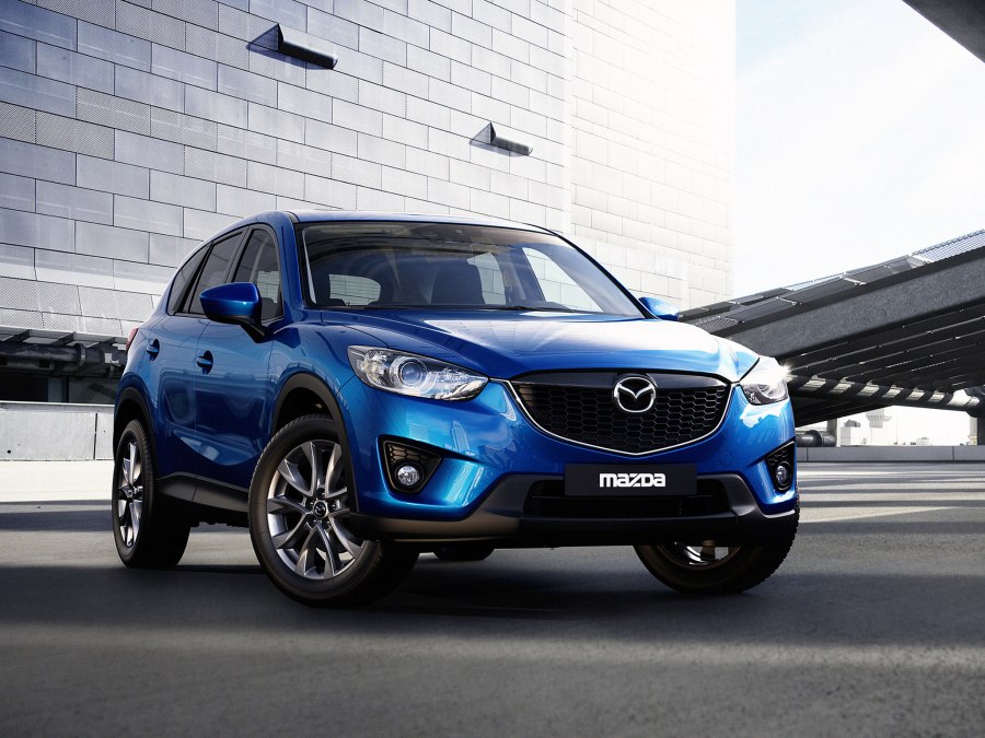Mazda CX 5 голубая