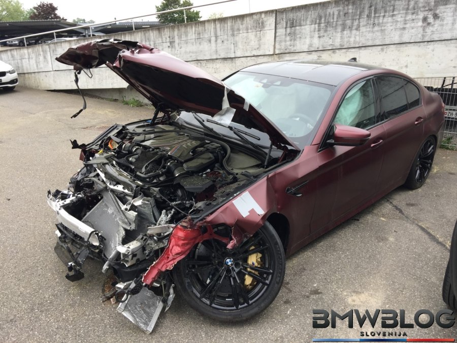 BMW m3 crash