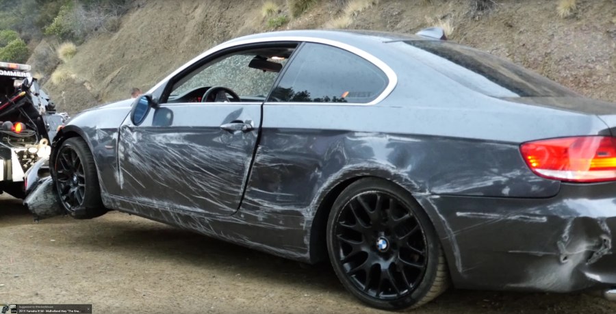 BMW m5 e34 crash