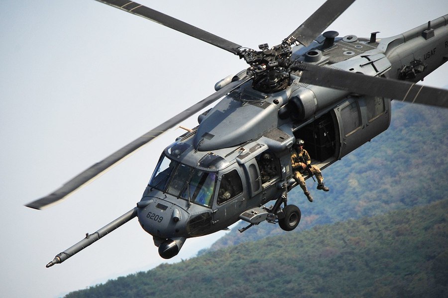 Афганский вертолет uh-60