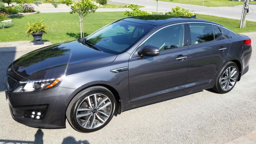 Kia Optima 2019 синяя