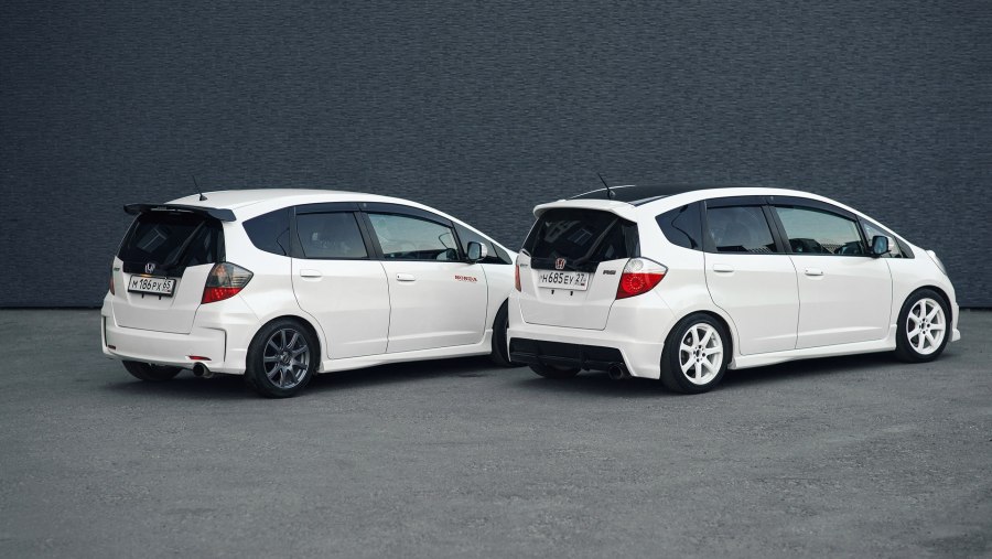 Honda Fit 2010 белый