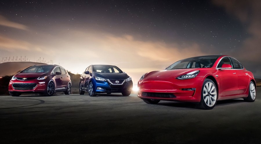 Model 3 Tesla Leaf Nissan