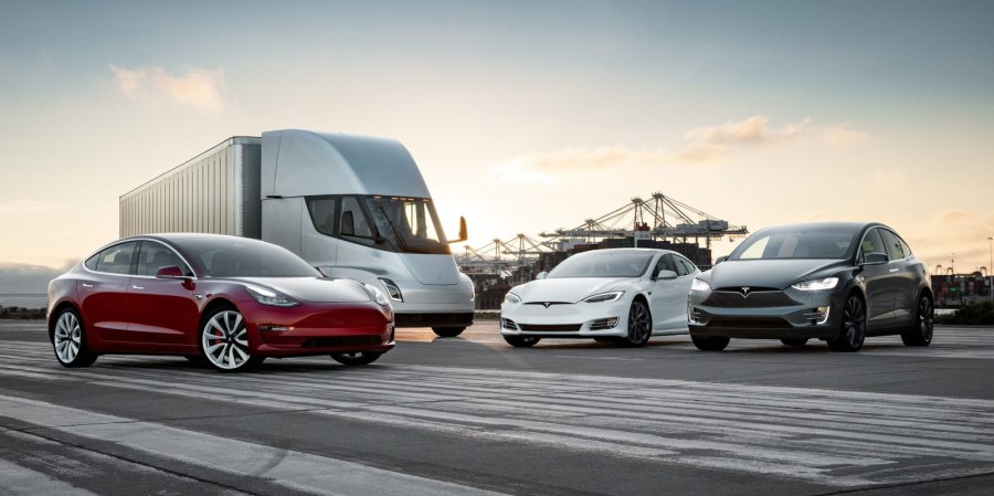 All Tesla cars